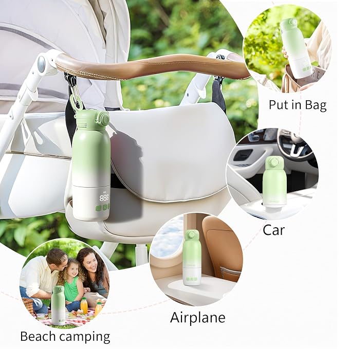 Portable Bottle Warmer, Large 12oz Capacity - Image 8