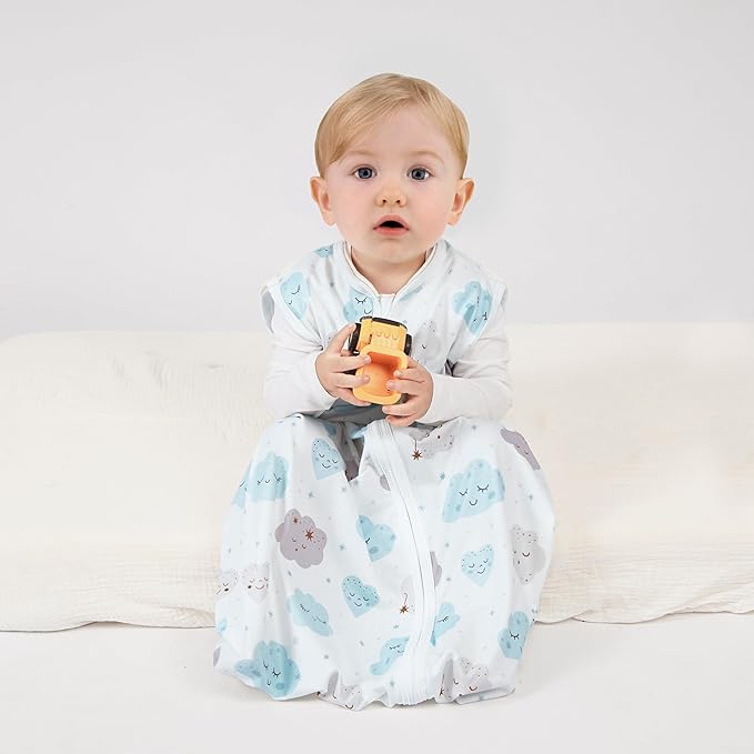 Newborn Sleep Sack Baby Swaddle, 0-12 Months, 3-Way Adjustable Wearable Blanket - Image 5