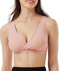 Mamaway Silky Crossover Nursing Maternity Wireless Bra, No Buckle, No Show by Mamaway