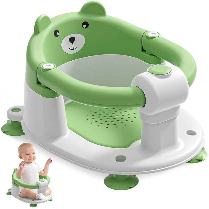 Baby Bath Seat for Babies 6 Months & up, Non-Slip Toddler Bath Seats for Babies by Unknown
