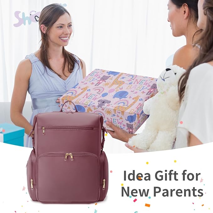CEI-CEI Neoprene Diaper Bag Backpack Large Newborn Baby Maternity Bags - Image 9