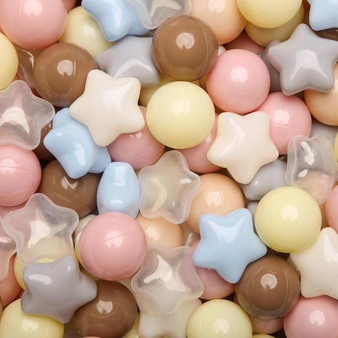 GOGOSO Ball Pits Balls for Toddlers Pack of 50 100 200 Plastics Shape Ball by GOGOSO