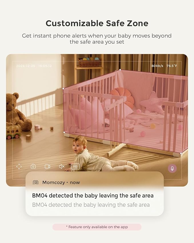 Momcozy BM04 Smart WiFi Baby Monitor - Image 5
