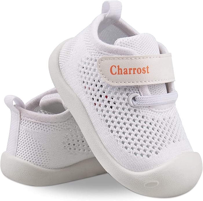 Baby Walking Shoes Toddler Girl Boy Soft Sole Breathable Cotton Canvas Shoes by Charrost