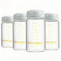 Breast Milk Storage Bottles 240ml 8oz BPA-Free Leak-Proof Baby Bottle by Qmibaby