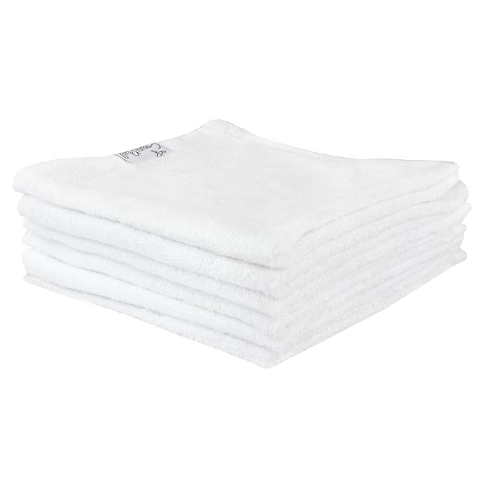 Copper Pearl 6 Ultra Soft Baby Bath Washcloths Premium Large Soft Dove 11" x - Image 4