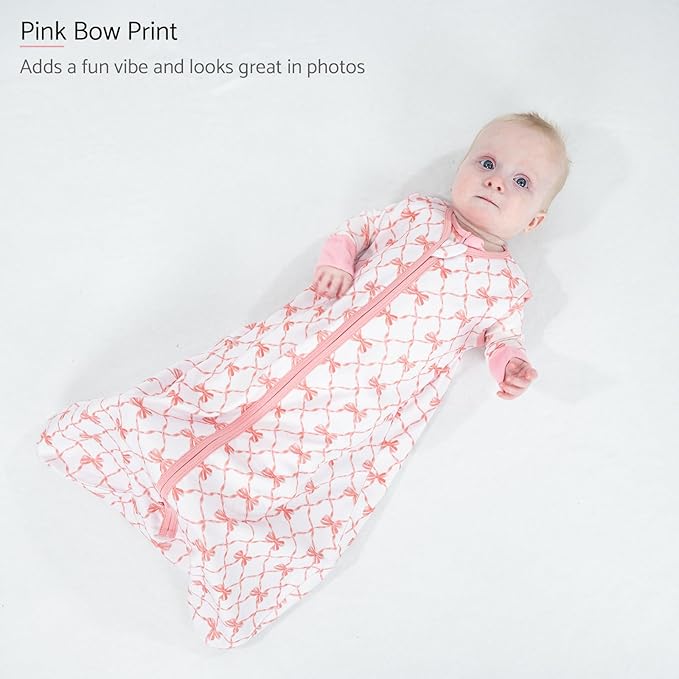 LollyBanks Baby Sleep Sack, 100% Cotton Wearable Blanket 2-Way Zipper Sleep - Image 3