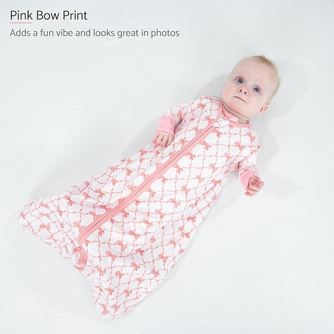 LollyBanks Baby Sleep Sack, 100% Cotton Wearable Blanket 2-Way Zipper Sleep - Image 3