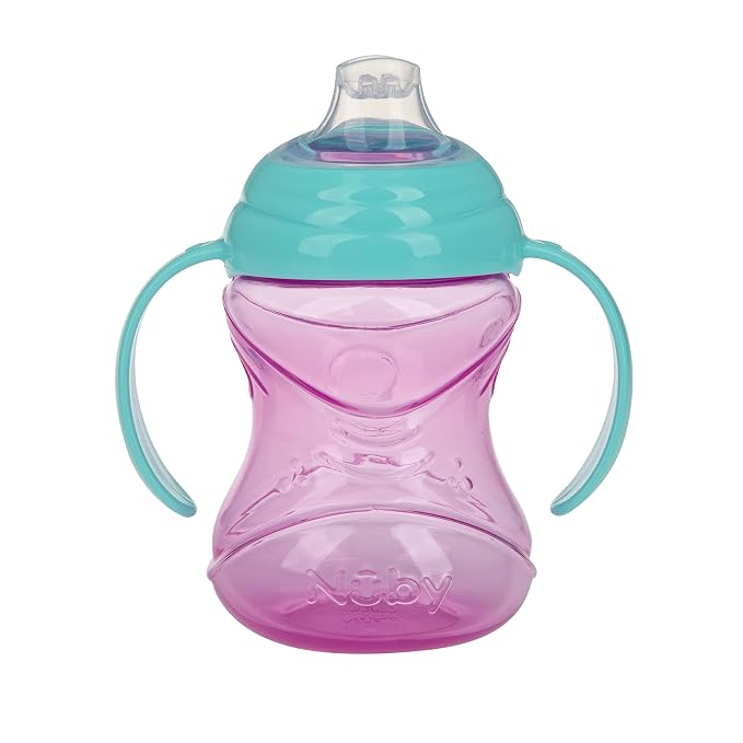 Nuby Clik-It Grip N' Sip Soft Spout No-Spill Training Sippy Cup - 10 oz - 4+ - Image 7