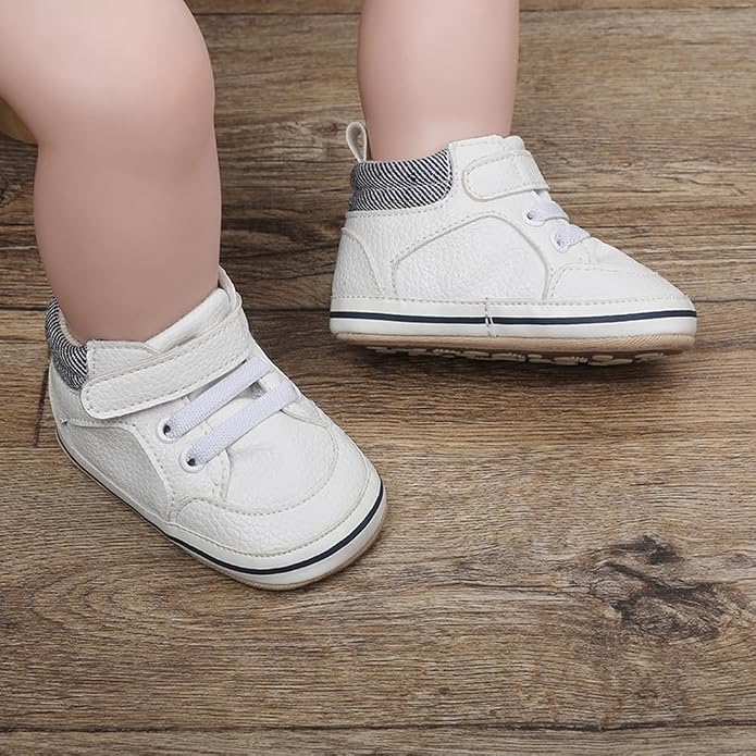 Clowora Baby Boys Girls Shoes Non-Slip Rubber Sole Sneakers Infant First - Image 5