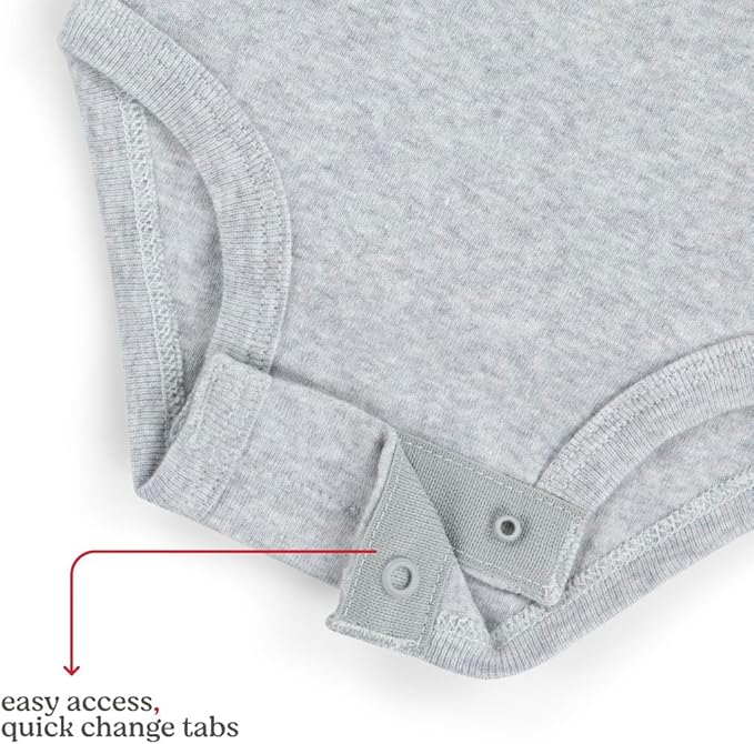 HUGGIES Unisex-Baby 6-Pack Basic Bodysuit - Image 3