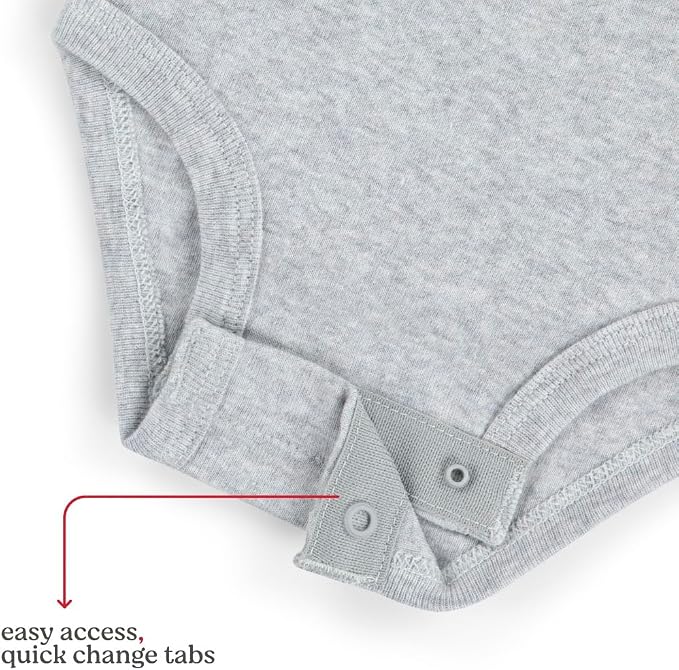 HUGGIES Unisex-Baby 6-Pack Basic Bodysuit - Image 3