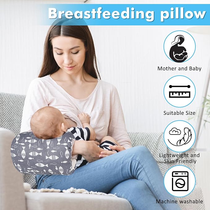 Nursing Arm Pillows for Breastfeeding, Baby Feeding Arm Pillow Portable and - Image 2