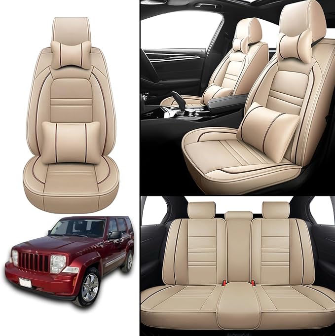Car Seat Covers for JP Liberty 2002-2012 | 5-Seats Seat Covers, Waterproof Seat - Image 2