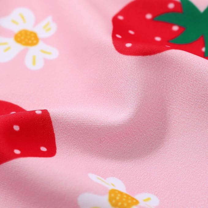 Happy Town One-Piece Infant Toddler Baby Girl Summer Swimsuit Watermelon - Image 6