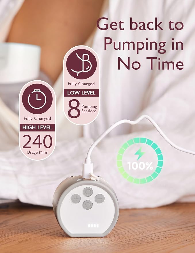 Momcozy Hands-Free Breast Pump S12 Pro, Wearable & Portable Pump - Image 7