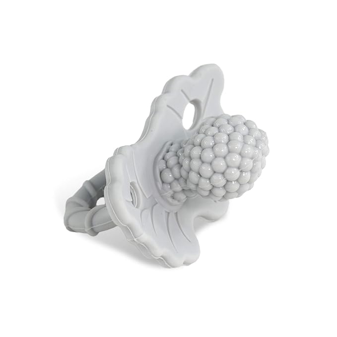 RaZbaby RaZberry Silicone Teether Pacifier – Teething Relief by RaZbaby