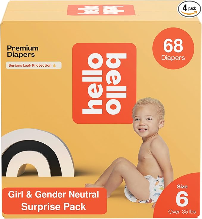 Hello Bello Premium Baby Diapers Size 6 I 17 Count of Disposable, by HelloBello