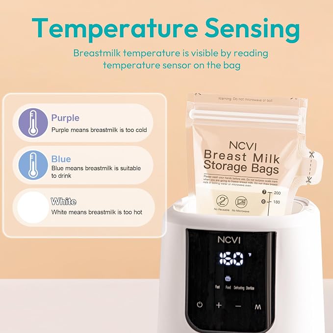 NCVI 4+7 oz Breastmilk Storage Bag Freezer - Image 6