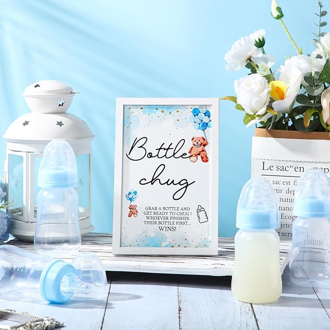 Roowest Bottle Chug Baby Shower Games Favors Including 18 Pcs Feeding Bottles - Image 6