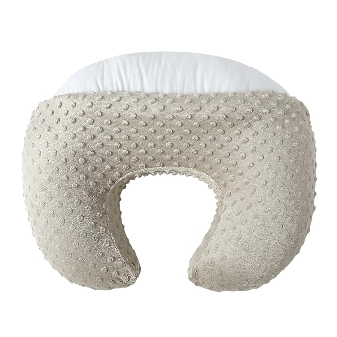 Nursing Pillow with Nursing Pillow Cover Set by Blackleaf+baby
