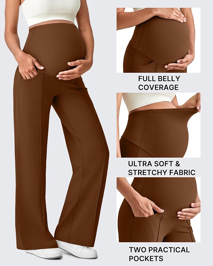 G4Free Maternity Dress Yoga Pants - Image 3