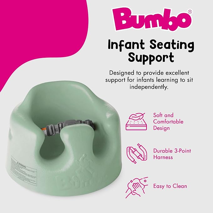 Bumbo Baby Infant Soft Foam Comfortable Support Wide Floor Seat - Image 2