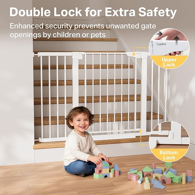 Cumbor 29.7"–51.5" Extra Wide Baby Gate - Image 3