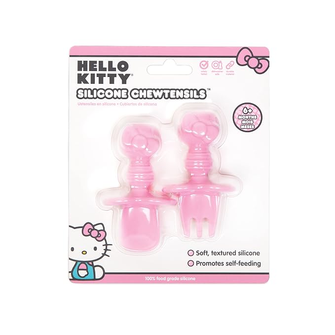 Bumkins Baby Utensils Set, Chewtensils Silicone Spoons - Image 7
