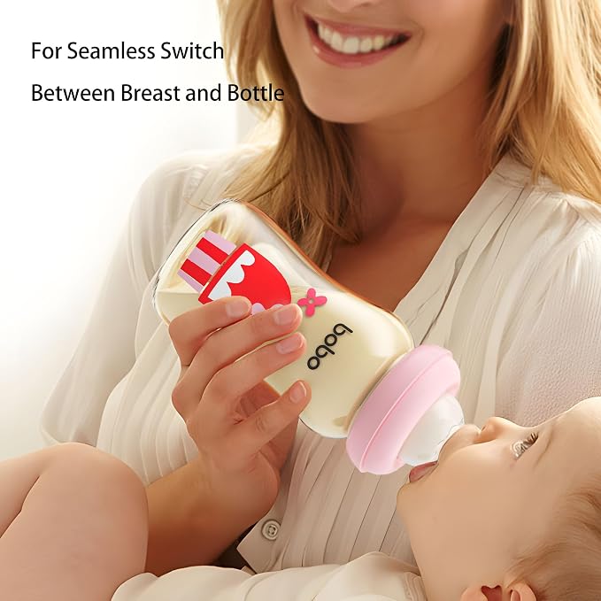 YOHKOH PPSU Baby Bottle Wide Neck, Newborn Anti-Colic Baby Bottle - Image 2