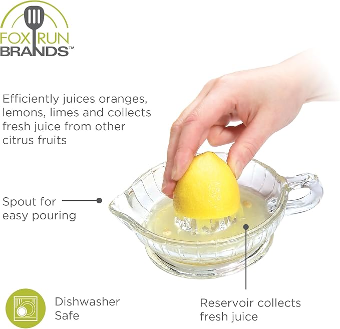 Fox Run Glass Manual Heavyweight Juicer - Image 5