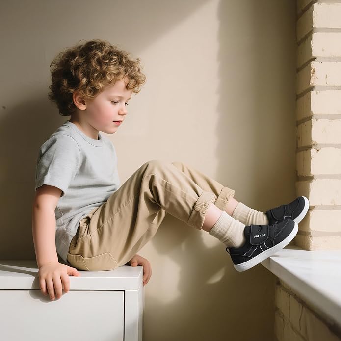 Toddler Wide Toe Box Barefoot Shoes Boys Girls Sneakers Kids Tennis Shoes - Image 2