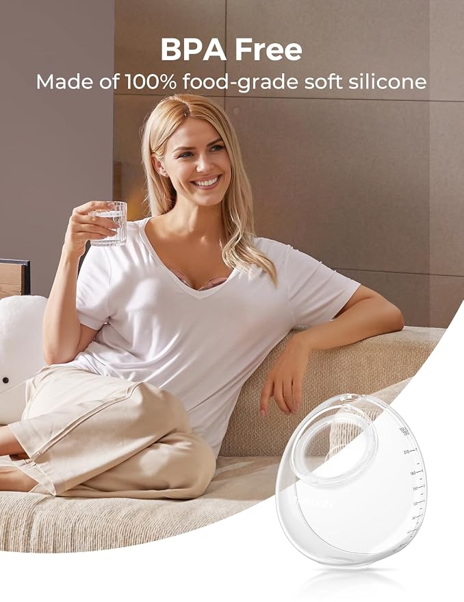 Momcozy Original V1 Pro/V2 Pro Breast Pump Replacement Accessories, Milk - Image 4