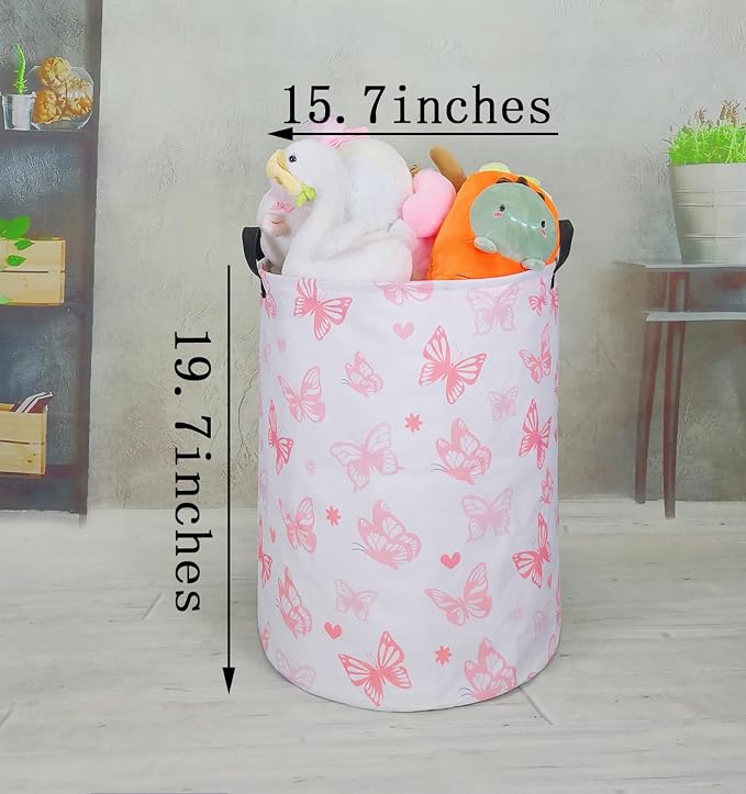 Round Laundry Hamper Storage Basket Laundry Organizer Hamper Storage Bins - Image 7
