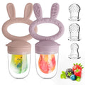 Baby Solids/Frozen Fruit Feeder Pacifier, Infant Teether Toy 4M+, BPA-Free by HAOBAOBEI