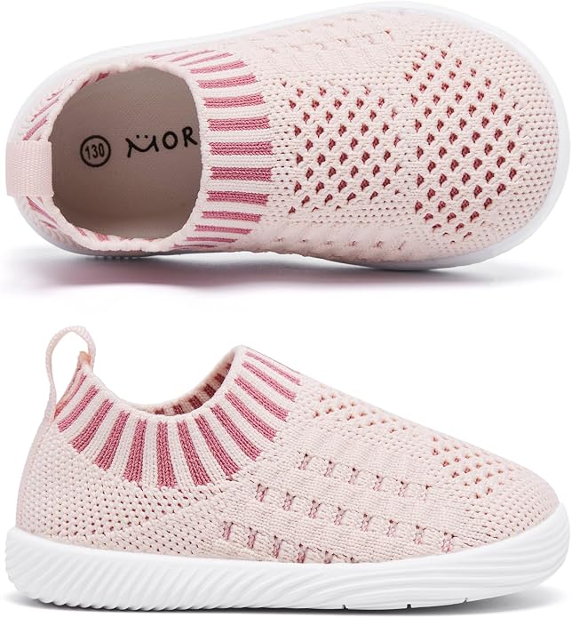 MORENDL Baby Toddler Walking Socks Non-Slip Breathable Unisex Casual Sneakers - Image 4