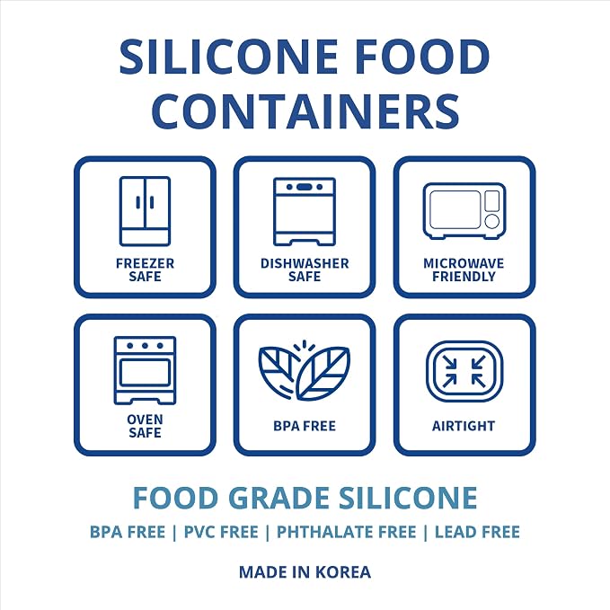 BLUE GINKGO Nesting Silicone Containers - Image 5