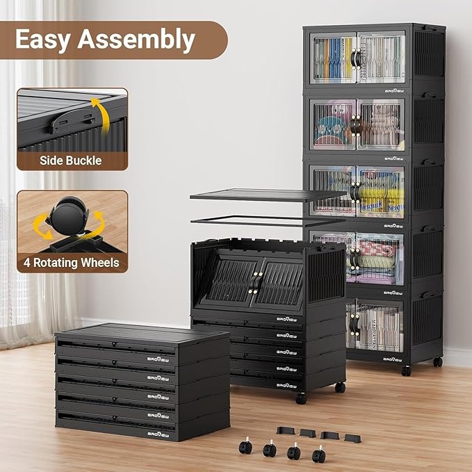 BROVIEW 320Qt Stackable Storage Bins - Image 7