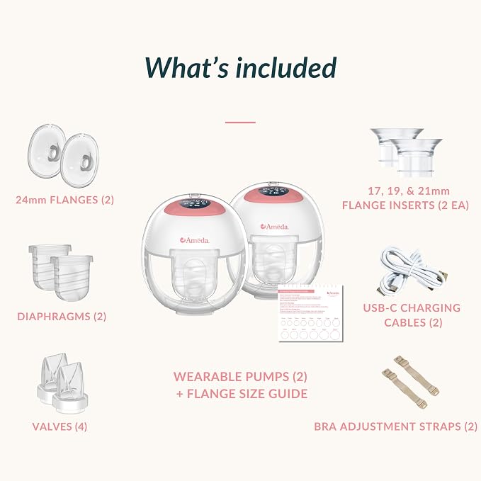 Ameda GLO Wearable Breast Pump | Wearable Breastfeeding Pump | Hands Free - Image 6