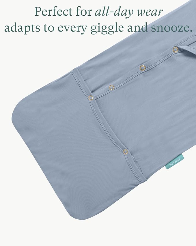 PurComfy Supersoft Baby Sleeper Gowns, Premium Bamboo Viscose Infant Nightgown - Image 5