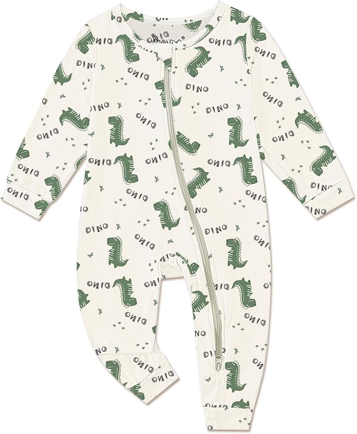 Jimonda Baby Girls Boys Footless Pajamas, Rayon From Bamboo Pjs 2 Way Zipper by JimondaBaby