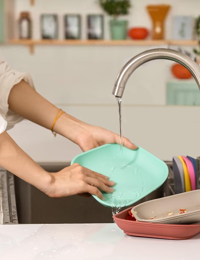 BABELIO Suction Plates for Baby and Toddler, 100% Food Grade Silicone, BPA Free - Image 4