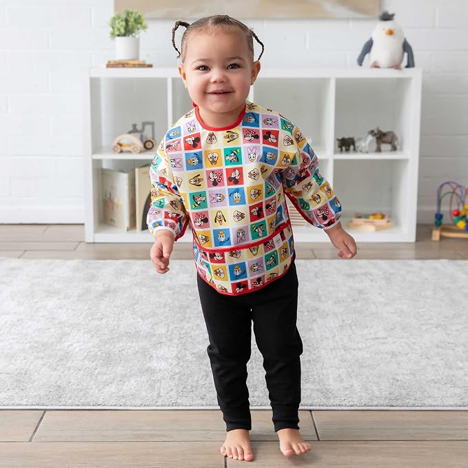 Bumkins Disney Sleeved Bib for Girl or Boy, Baby and Toddler for 6-24 Mos - Image 4