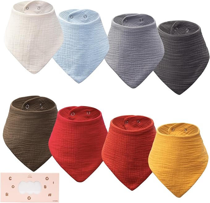 Baby Bibs 8-Pack by Unknown