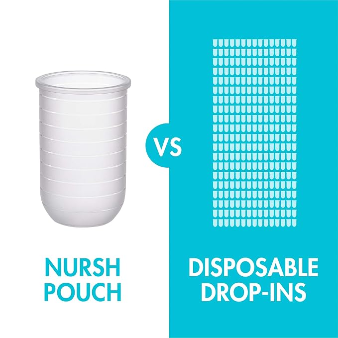 Boon Nursh Reusable Silicone Pouch Baby Bottles - Image 8