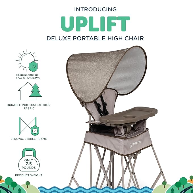 Baby Delight Go with Me Uplift Deluxe Portable High Chair | Travel High Chair | - Image 2