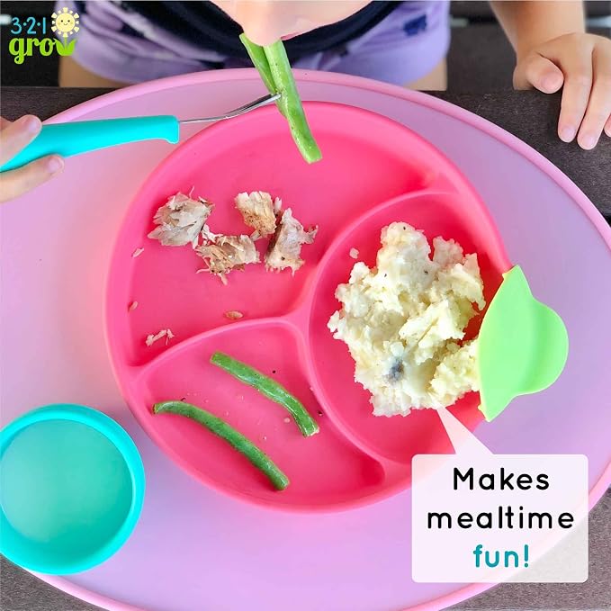 Silicone Easy Scoop & Hold Plate Set - Image 7