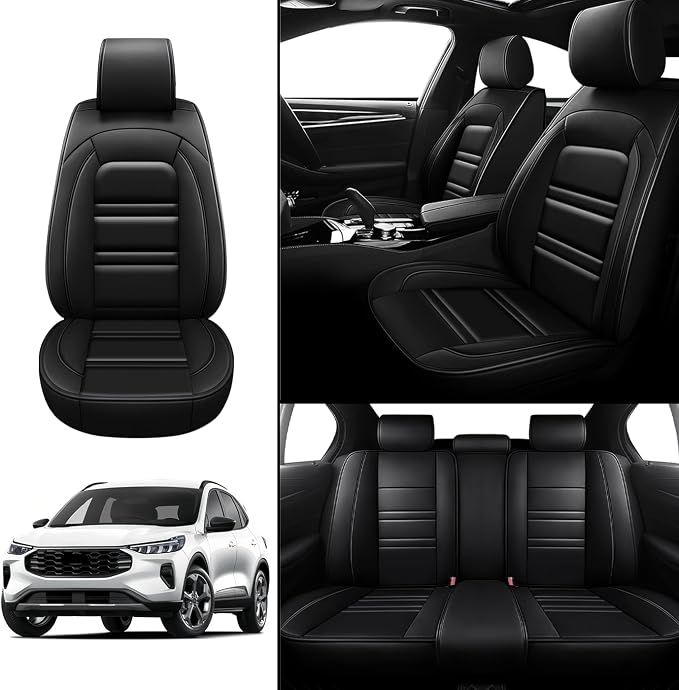 Seat Covers for Ford Escape 2001-2025 | 5-Seats Leather Seat Covers - Image 2