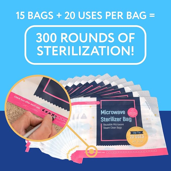 Impresa Microwave Baby Bottle Steam Bags - Image 4
