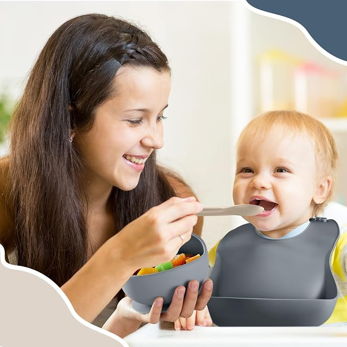 10 Pack Silicone Baby Feeding Set, Toddlers Led Weaning Feeding Supplies - Image 6